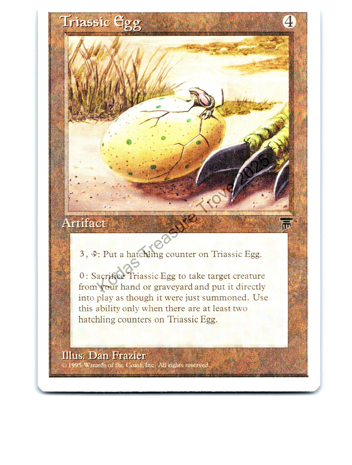 Triassic Egg Artifact Rare Legends MTG NP Near Mint or Better