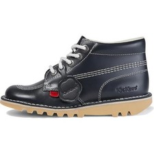 Kickers Kick Hi Womens Ladies Boys Girls Blue Ankle Boots Size Adult UK 5-6