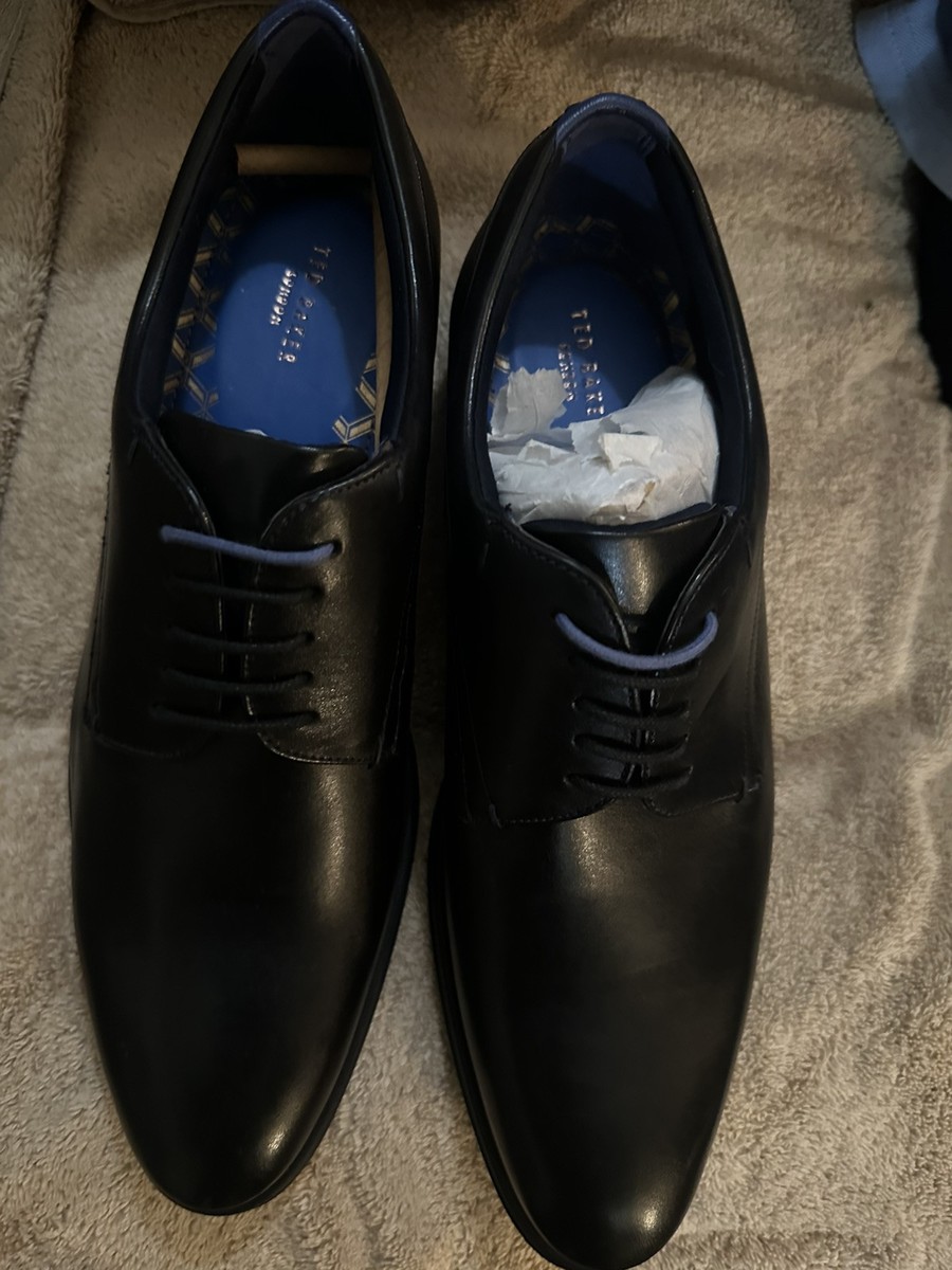 Ted Baker Mens Vatory Leather Derby Shoes
 Black Men\'s Shoes size 9 42 Mens Ted Baker Derby Black Lace Up Dress Shoes Sz 10 Vatory  main image 3