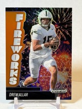 DREW ALLAR 2025 Panini Prizm Black #13 TRUE ORANGE Fireworks * /49 * Penn State