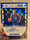 2018-19 Panini Hoops Jalen Brunson Ink Red RC Auto #/25 Mavericks Rookie