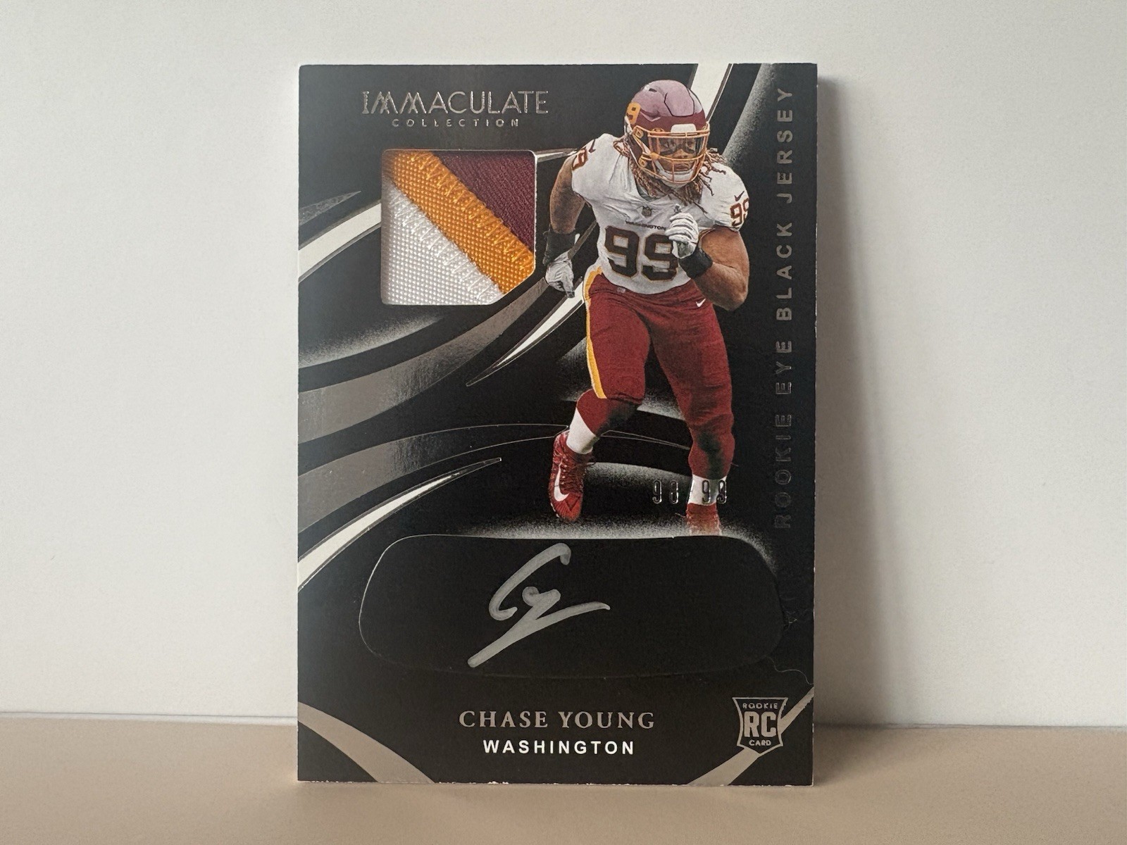 Chase Young - /99 - 2020 Panini Immaculate Collection - Rookie Eye Black RPA