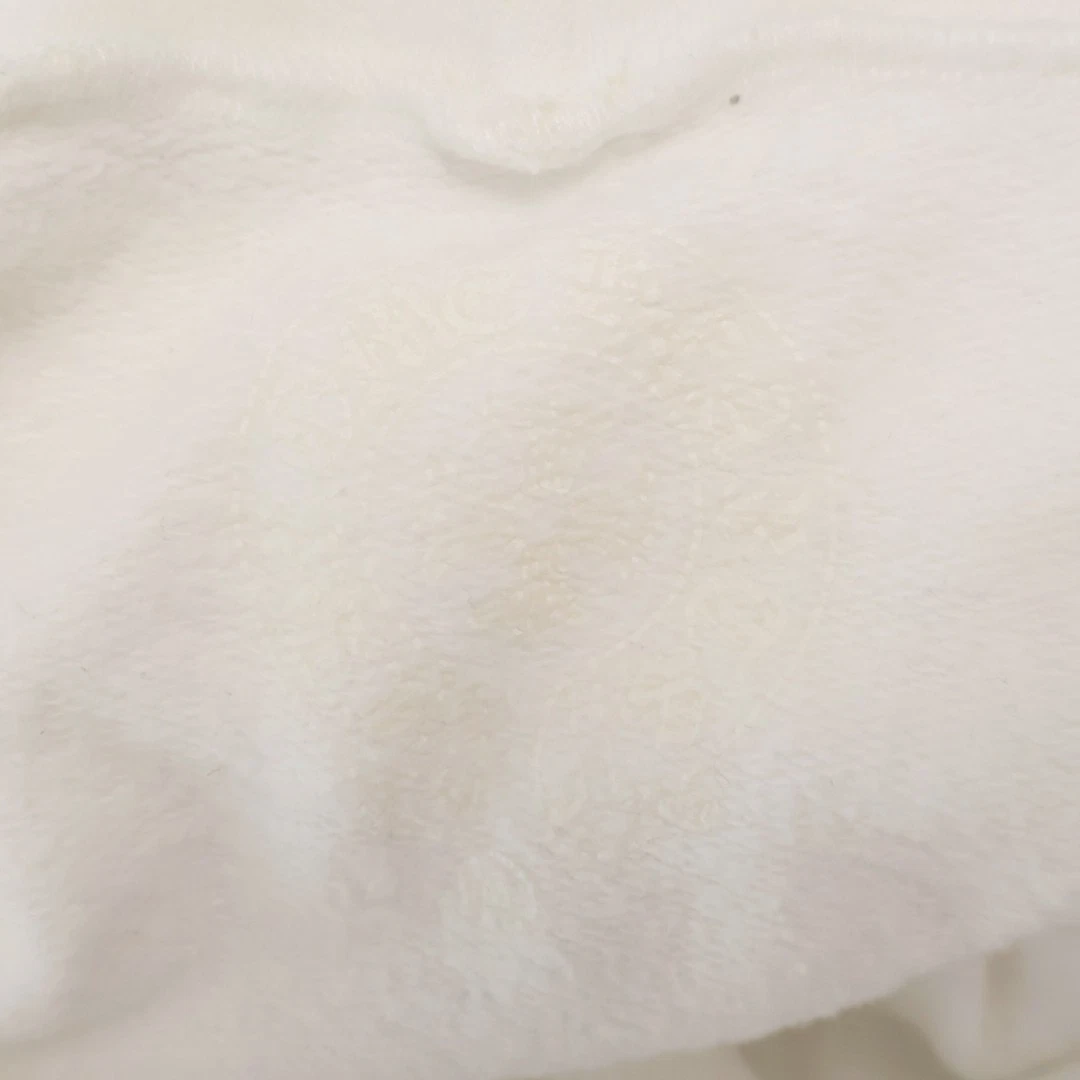 Felpa con cappuccio pullover Chrome Hearts SWTSHRT PLVR manica stampa inglese bianca usata bf82c