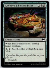 Anchovy & Banana Pizza 0057 Teenage Mutant Ninja Turtles MTG Foil NM