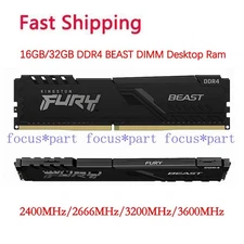 BEAST 16GB/ 32GB DDR4 2400 2666 3200 3600 MHz DIMM Gaming Desktop Memory 288-pin