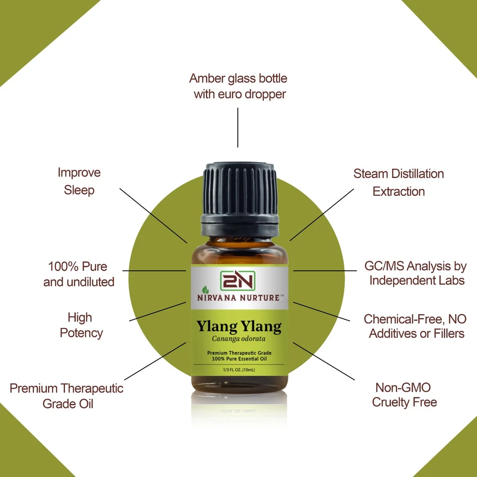 Ylang Ylang Essential Oil 100 % Pure Natural Premium Therapeutic Grade - Image 4 of 4