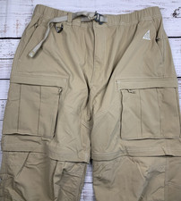Nike ACG Smith Summit Cargo Pants Khaki Men's Size XL FN0428-247 Convertible NEW