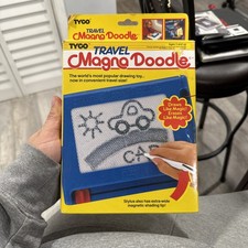 Vintage 1990 Tyco Travel Magna Doodle Worlds Most Popul
