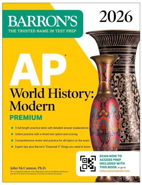AP World History Modern Premium 2026 Prep Book With 5 Practice Tests   PAPERBACK