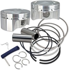 S&S CYCLE 920-0101 Big Bore Forged Piston Kit - 98" Twin Cam - Standard