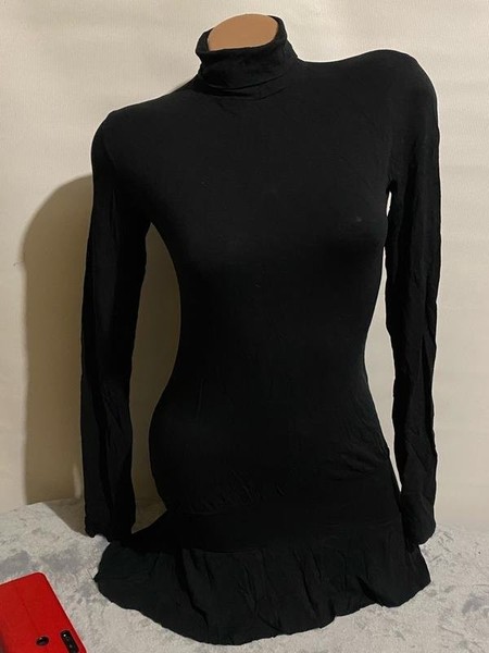 Women Intimissimi Dress Black Viscose 36
