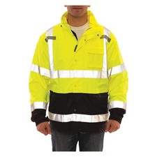 TINGLEY J27122 High Visibility Jacket,Size 3XL 52NT49