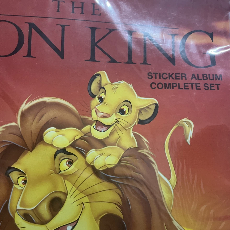 NEW COMPLETE SET UNOPENED Disney Lion King Album & Stickers Panini Make A Offer! - Image 4 of 4