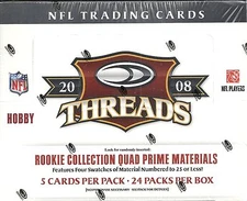 2008 DR Threads Factory Sealed Hobby Box  Joe Flacco  Matt Ryan AUTO RC's ? 