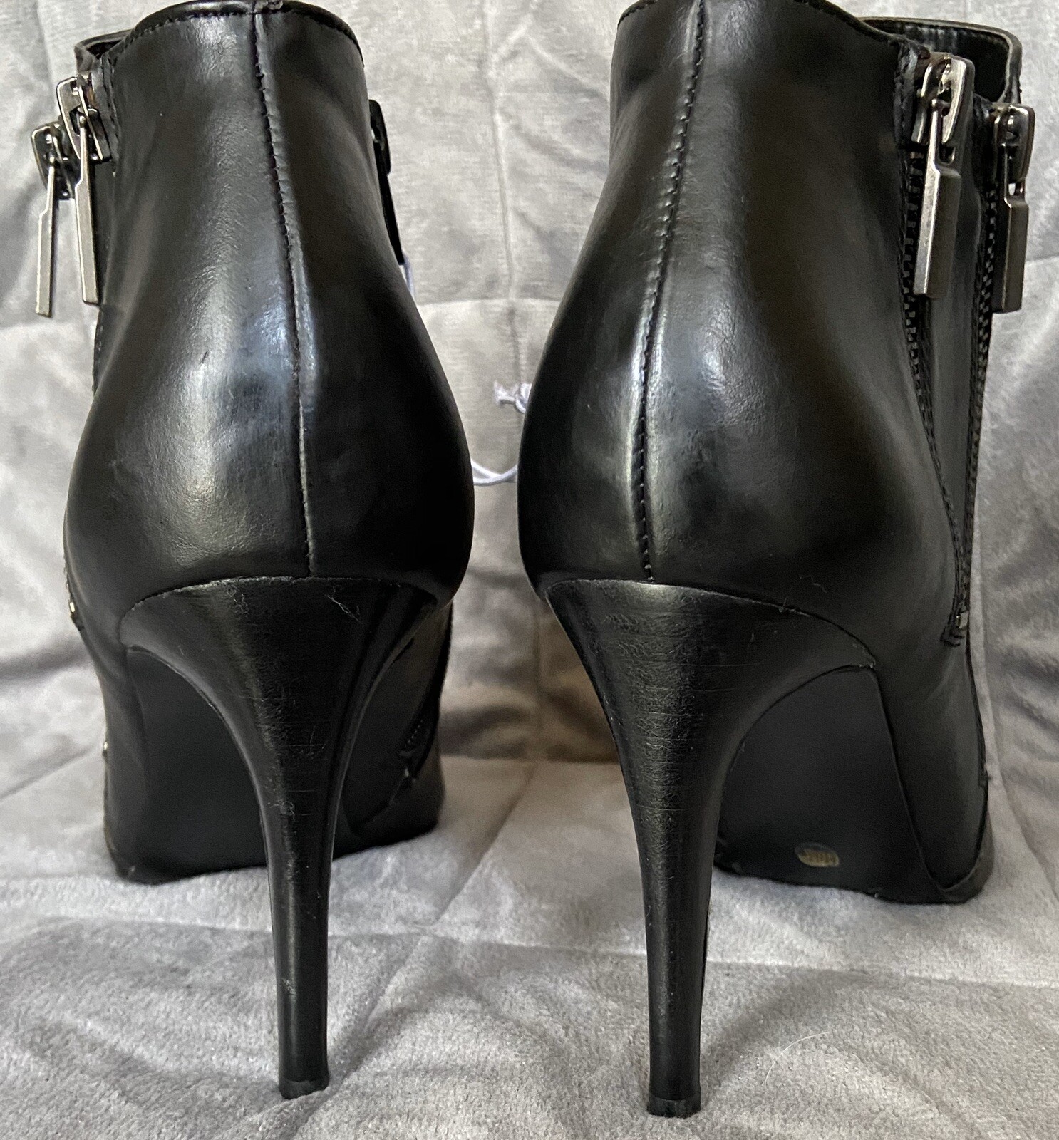 carlos black booties