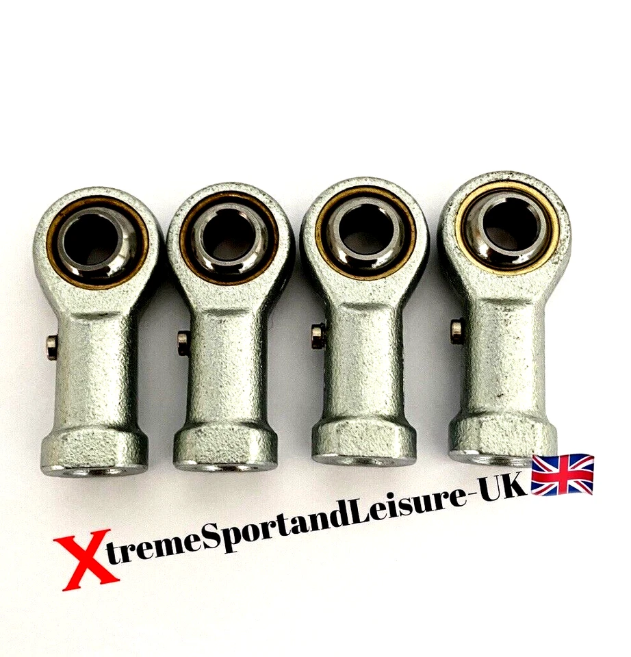 Paquete de 4 extremos de varilla de pista de rally de carreras de kart M5 para hembra - juntas de rosa vendedor del reino unido - Imagen 3 de 3