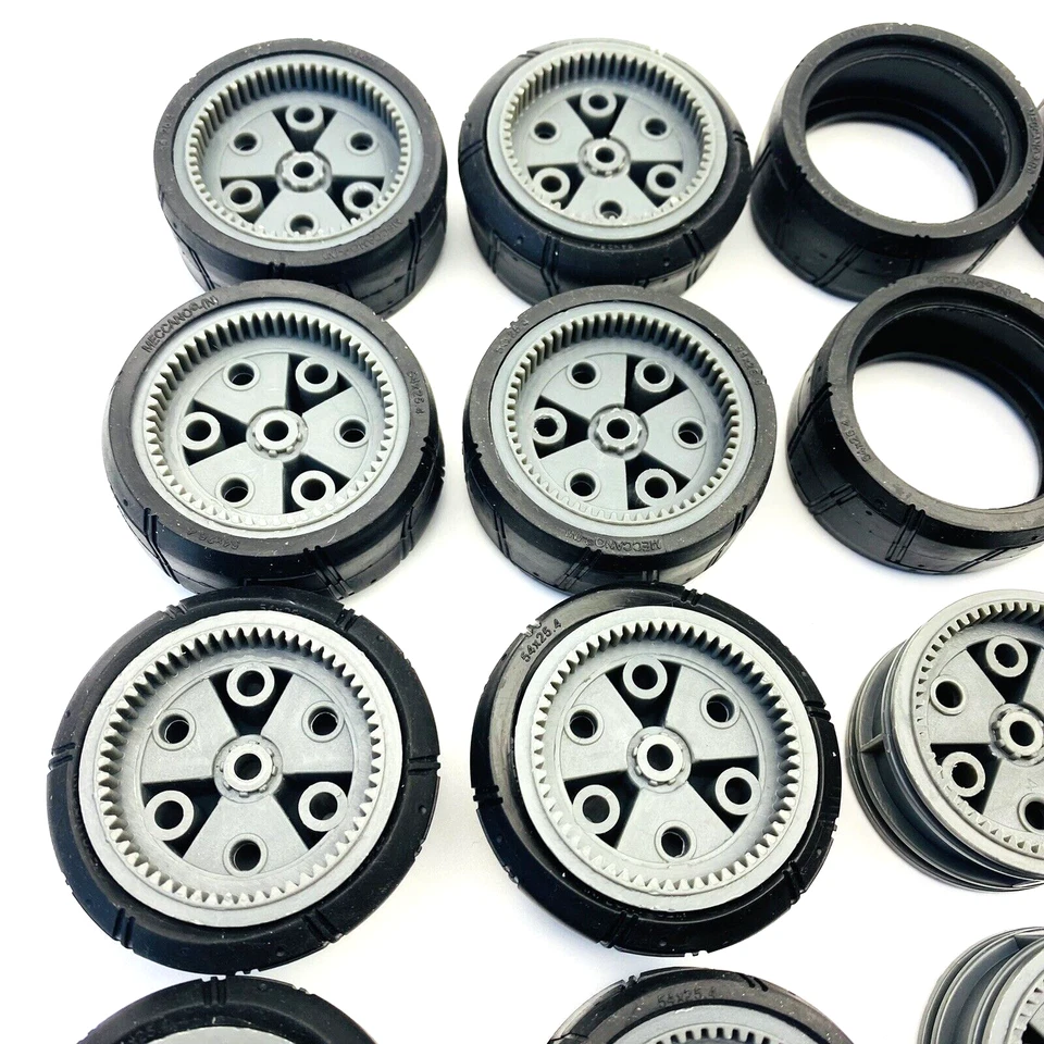 Modern Meccano Erector Set Tire Wheels - Replacement Parts - Image 3 of 4