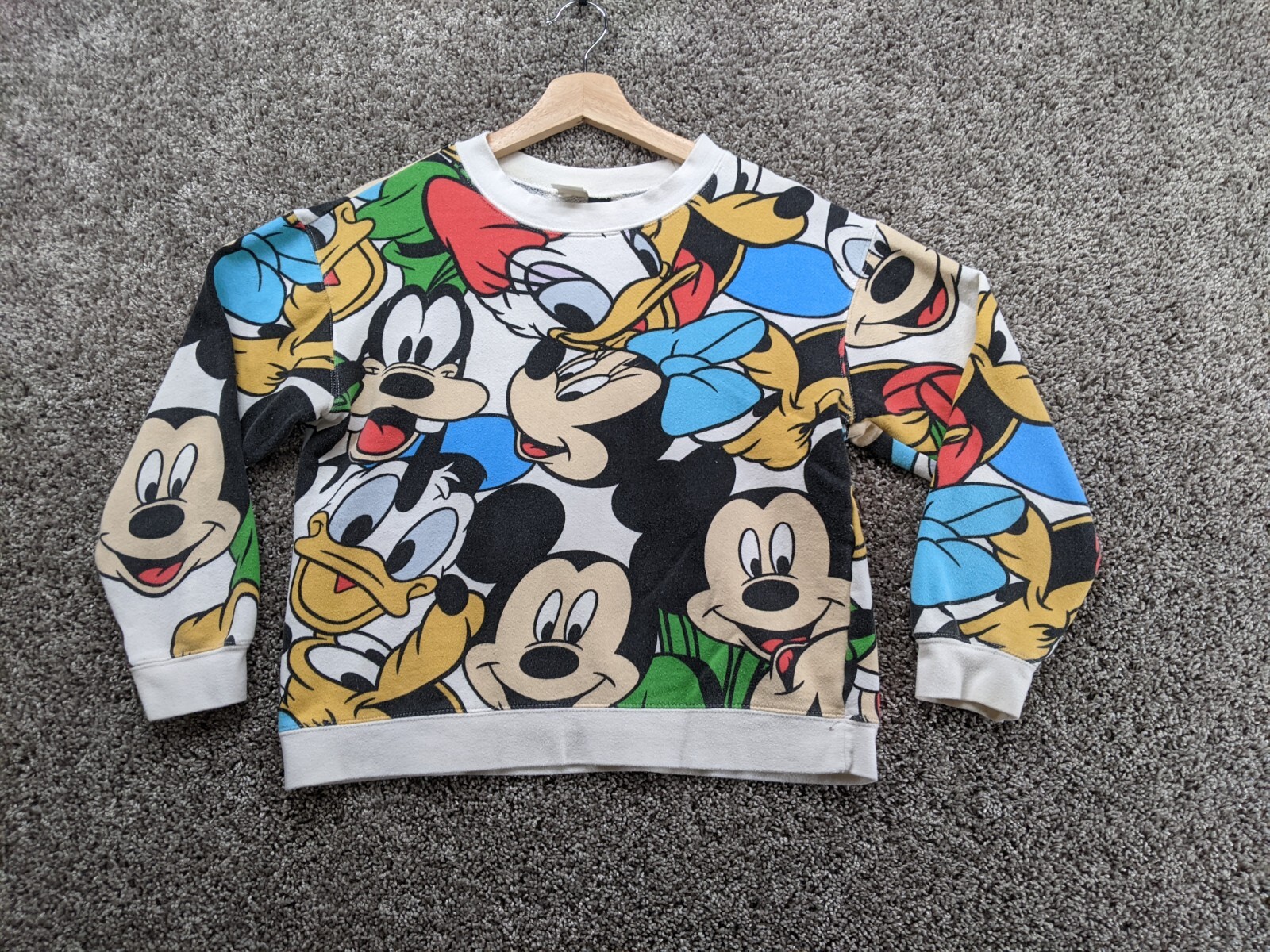 Disney Mickey Mouse Sweatshirt Crop 