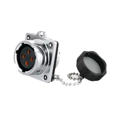 YZ20 4-pin 20A 500V Aviation Waterproof Industrial Female Seat