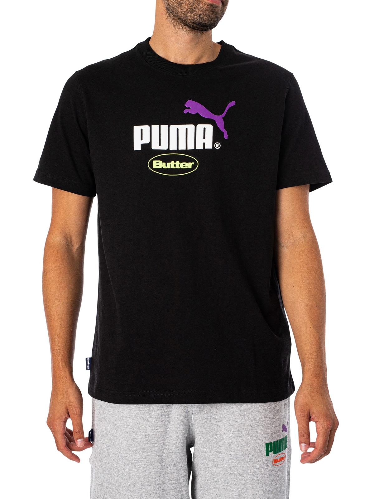 Мужская футболка с рисунком Puma Butter Goods, черная