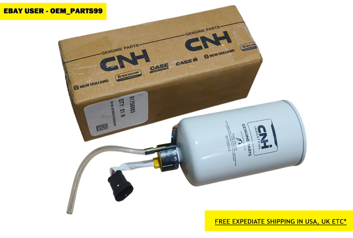 Genuine Case Filter, Fuel, Water Separator Spin On (Part# 91756083