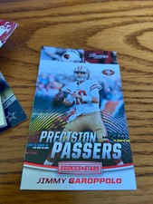 2018 Rookies and Stars Football  Precision Passers #PP-15 Jimmy Garoppolo