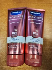 2 Pack: Vaseline ProVita B3 Serum-Burst Supple & Soft Lotion, 7.5 fl oz ea.  W3B
