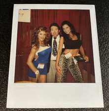 2 Beautiful Ladies Polaroid Original Photo Possibly Famous Actress Model Sexy