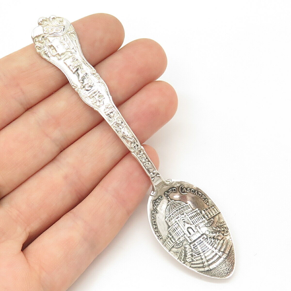 925 Sterling Silver Antique "Louisiana Purchase Expo." Souvenir Spoon