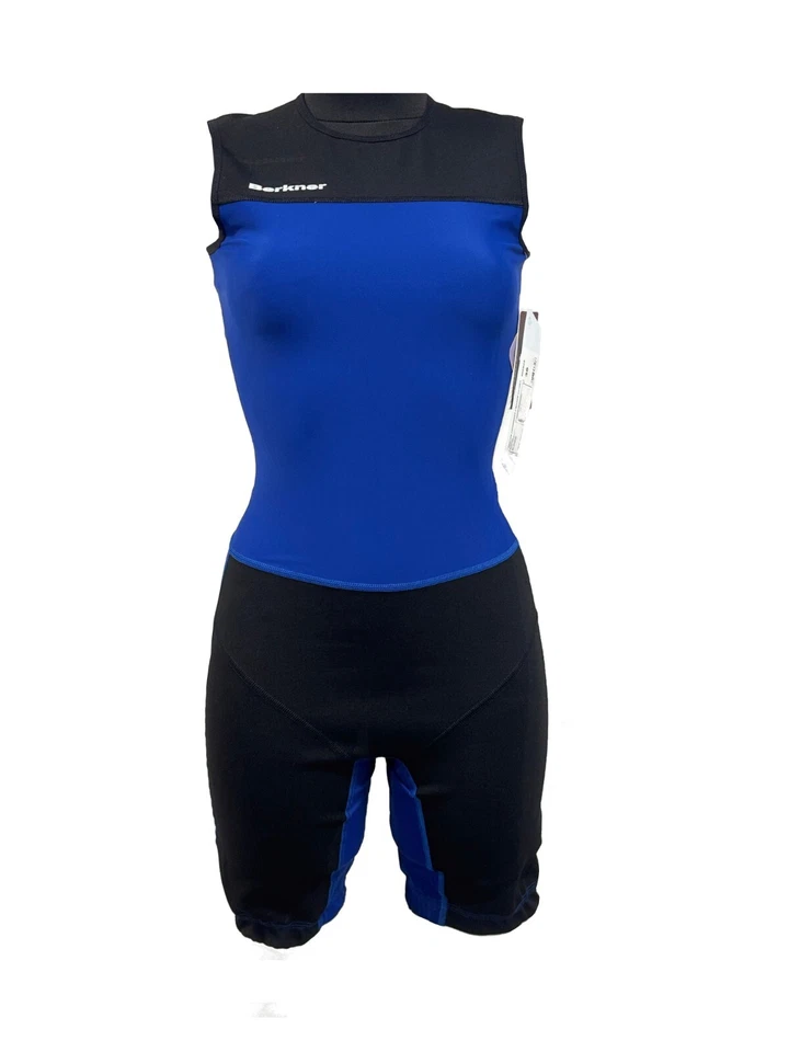 Berkner Womens Weightlifting Singlet VICTORIA 2 Blue/Black Weightlifting Suit - Image 2 of 4