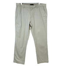 Banana Republic Pants Men 36 Aiden Chino Khaki Straight Cotton  Casual Work  30"