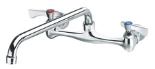 12-812L 8" Faucet Commercial Wall Mount with 12" Spout, Centers 14112,Silver