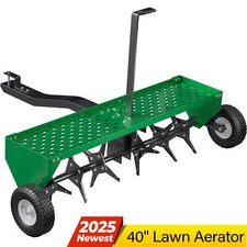 Steel 40 Lawn Aerator Tow Behind W/ Universal...