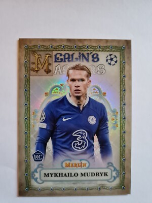 2022-23 Topps Merlin Chrome UCC Mykhailo Mudryk Merlin'd Masters RC
