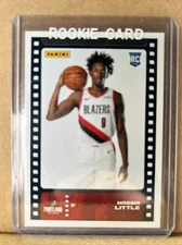 2019-20 Nassir Little Panini NBA Sticker  and Card Collection RC