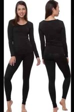 Outland Optimal Performance Thermal Underwear Set Leggings  Vest BLK Size LARGE