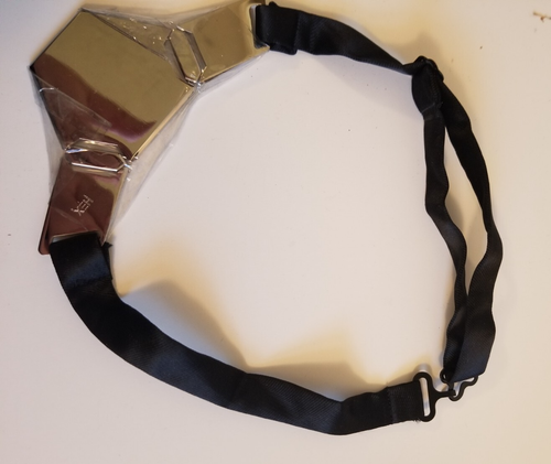 Hex Tie Amuleto Stainless Steel Know Tie Chrome Silver Finish - Picture 5 of 19