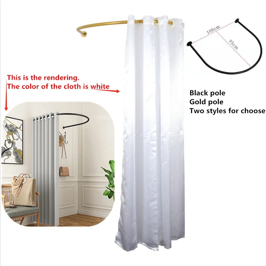 Clothing Store Fitting Room Changing Room U-Dressing Room for Privacy Protection - image 3 of 4