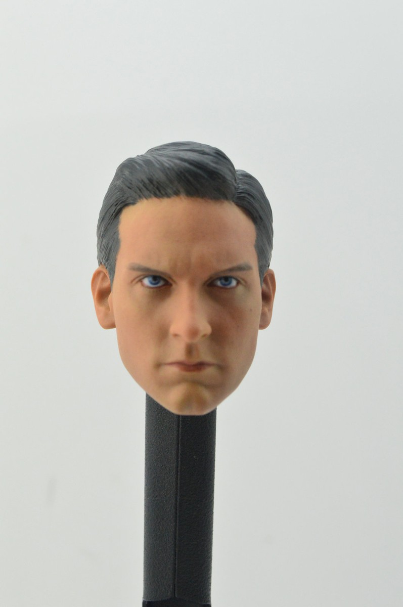 CUSTOM 1/6 Spider-Man Tobey Maguire Head Sculpt Peter Parker