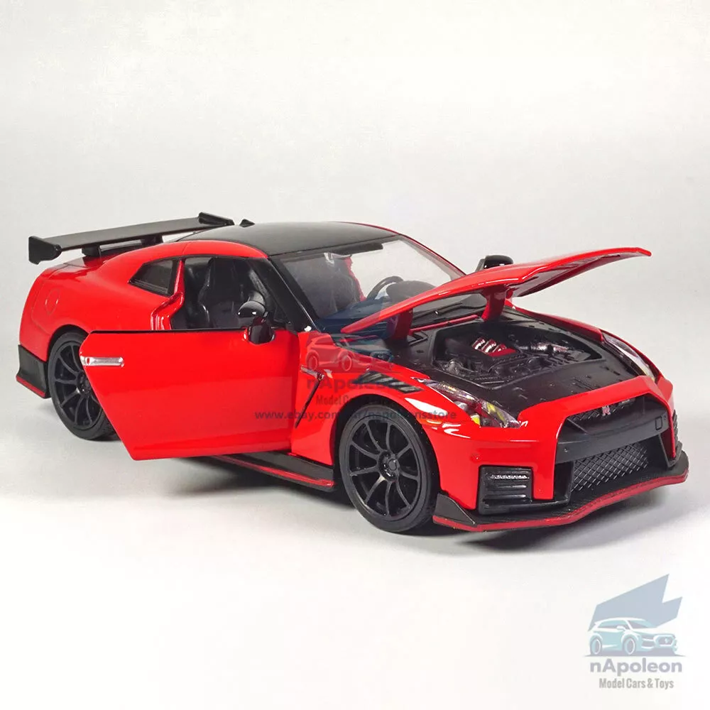 1:32 Nissan GTR R35 Nismo Model Car Diecast Toy Vehicle Kids Gift Collection Red