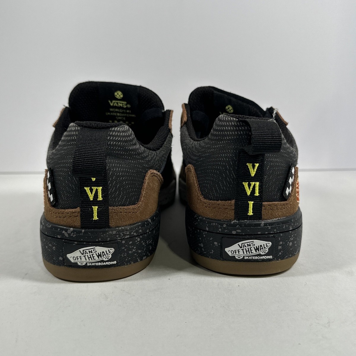 VANS Zahba X Zion Wright VR3 Shoes Brown/Multi Suede/Mesh  display picture 1