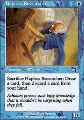 Hapless Researcher ~ Lightly Played Judgment MTG Magic UltimateMTG Blue Card - Picture 1 of 1