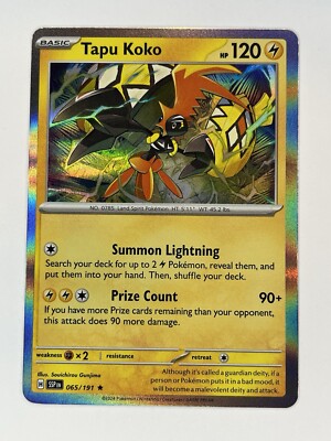 tapu 2023 Pokemon Paradox Rift 068/182 Tapu Koko EX PSA 10 | eBay