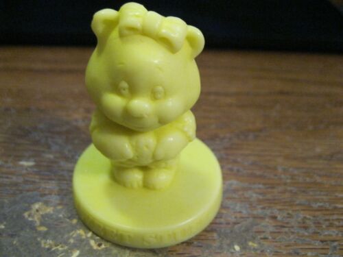 Wendy's 1985 The Goodstuff Gang Sweet Stuff Bear Light Yellow Toy Figure - Picture 1 of 2