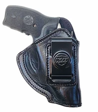 Max Carry Black Leather IWB Holster for Smith & Wesson S&W Airweight 637/642