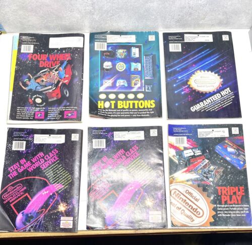 1980’s 90’s Official Nintendo Power Magazine Lot 10 Bundle Deal Protectors On - Picture 2 of 5