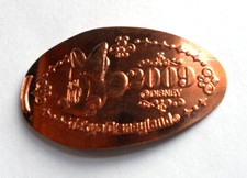 Tokyo Disneyland elongated penny JAPAN cent Minnie Mouse souvenir coin 2009