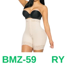 YIANNA Tummy Control Shapewear for Women Strapless Fajas Colombianas Postparto,S