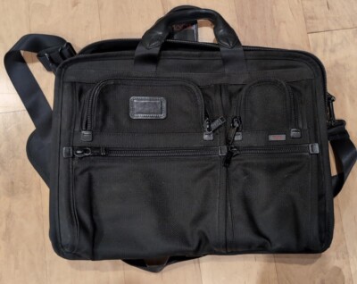 TUMI Alpha 2 T-Pass 26514DH 16in Laptop Briefcase - Black