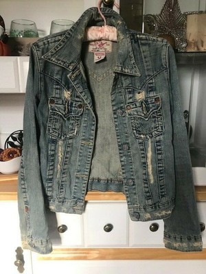 true religion blue jacket